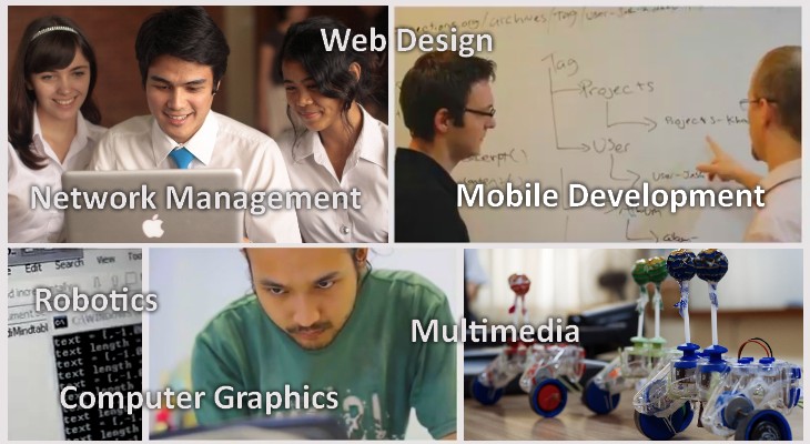Study areas in Information Technology at Payap University